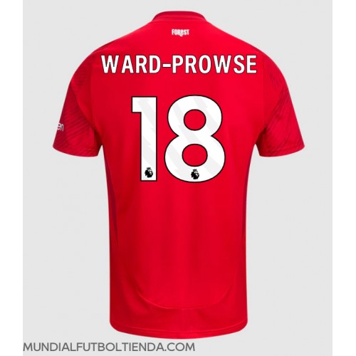 Camiseta Nottingham Forest James Ward-Prowse #18 Primera Equipación Replica 2024-25 mangas cortas
